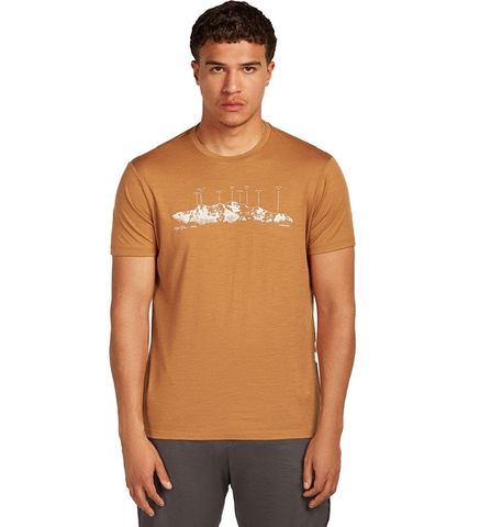 Icebreaker Men's Merino Tech Lite Short Sleeve - Massif / Trail