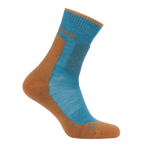 Icebreaker Men's Crew Hike - Medium Cushion - Topaz