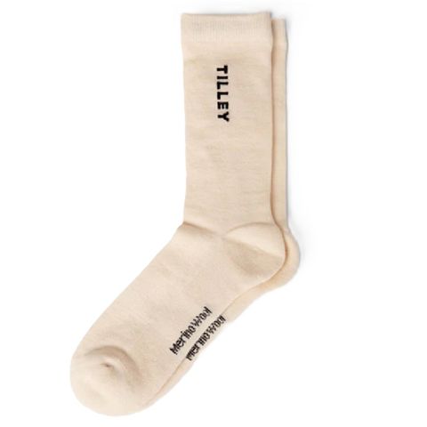 Tilley Merino Outdoor Sock - Cream