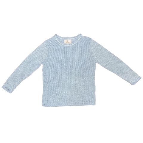 La Luna Women's Round Neck Jumper - Blue
