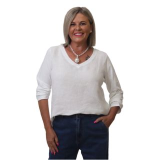 Costa Vita Amalia Sleeved Shirt - White