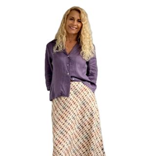 Jiva Fitted Shirt - Aubergine