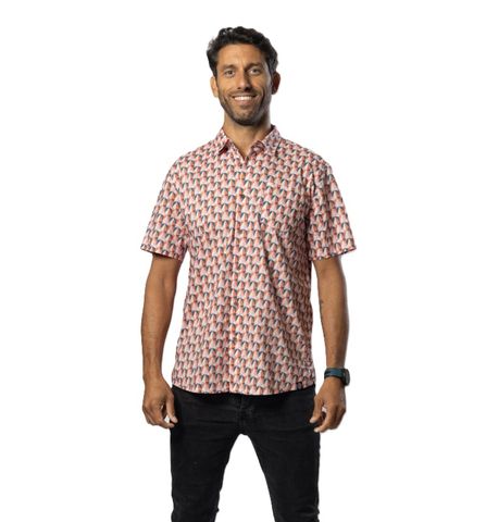Skumi Men's Shirt - Tessellate Cotton