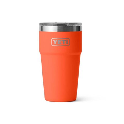 Yeti Rambler 20oz Cup Stack Papaya