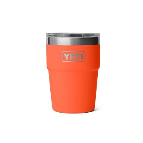 Yeti Rambler 16oz Cup Stack Papaya