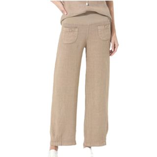 Elizabeth Scott Linen Pants - Caramel