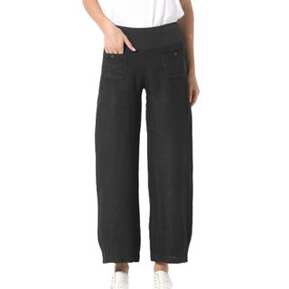 Elizabeth Scott Linen Pants - Black