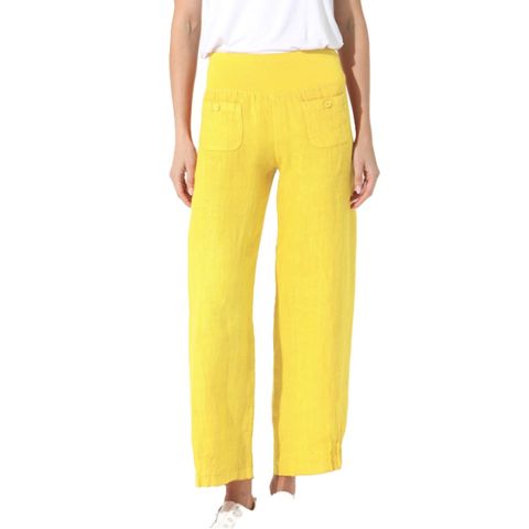 Elizabeth Scott Linen Pants - Yellow