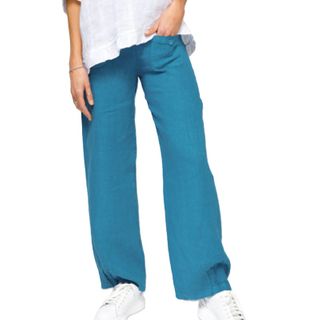 Elizabeth Scott Linen Pants - Petrole