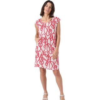 Elizabeth Scott Ithaca Linen Dress - Pomegranate