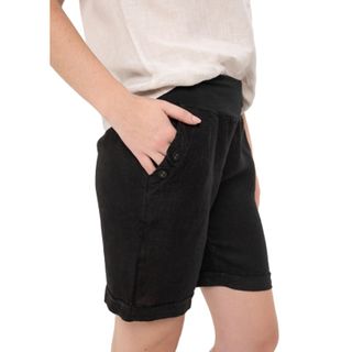 Elizabeth Scott Linen Shorts - Black