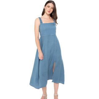 Elizabeth Scott Melina Dress - Sea Blue