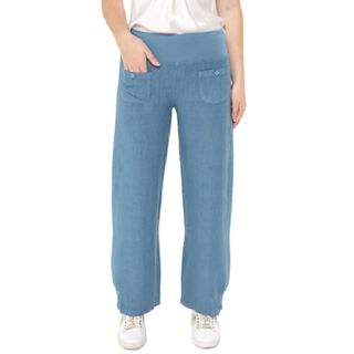 Elizabeth Scott Linen Pants - Sea Blue