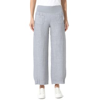 Elizabeth Scott Linen Pants - Smoke