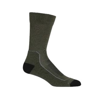 Icebreaker Men's Crew Hike - Light Cushion - Loden / Black / Gritstone