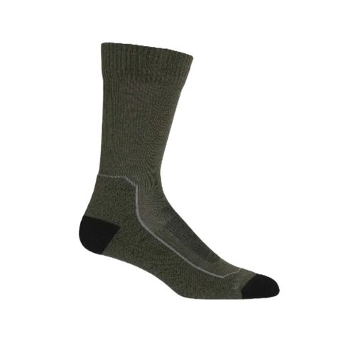 Icebreaker Men's Crew Hike - Light Cushion - Loden / Black / Gritstone