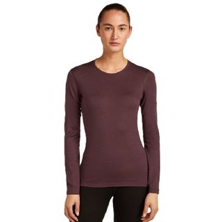 Icebreaker Women's Merino 200 Oasis Crewe - Java