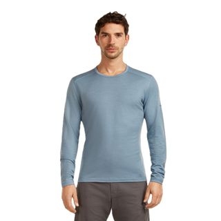 Icebreaker Men's Merino 200 Oasis Crewe - Flint Blue