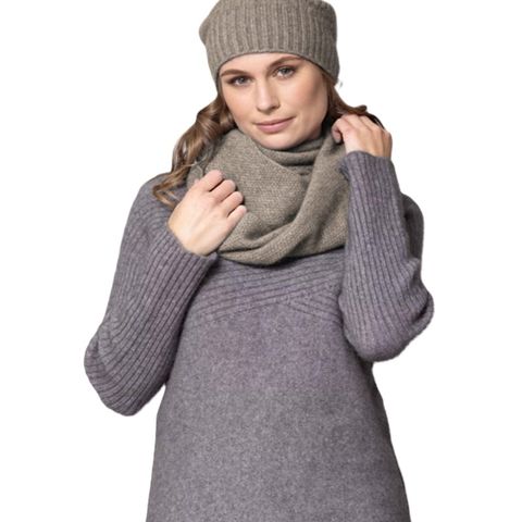 Noble Wilde Moss Monti Scarf Oyster O/s