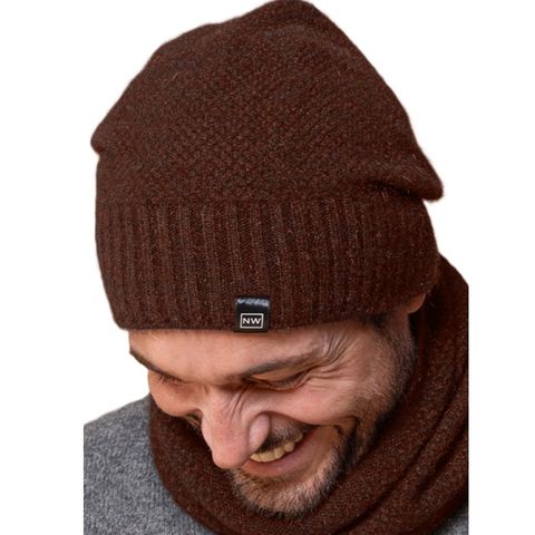 Noble Wilde Moss Baggie Beanie Rimu