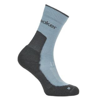 Icebreaker Men's Crew Hike - Light Cushion - Flint Blue / Obsidian