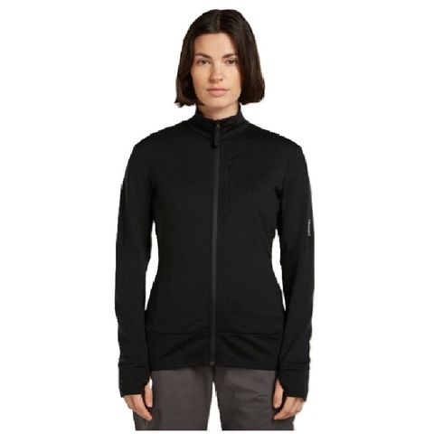 Icebreaker Women's 260 Quantum 4 Full Zip - Black