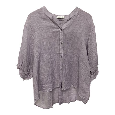 Worthier Women's Aurora Linen Top - Lilac