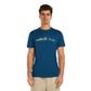Icebreaker Men's Merino 150 Tech Lite Short Sleeve - The Peaks / Atlantis