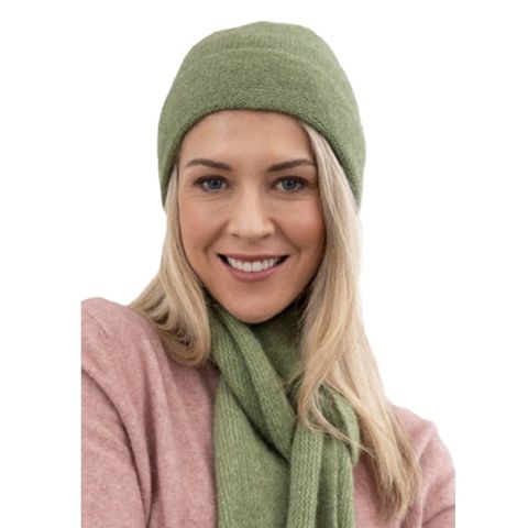 Native World Plain Beanie Pistachio