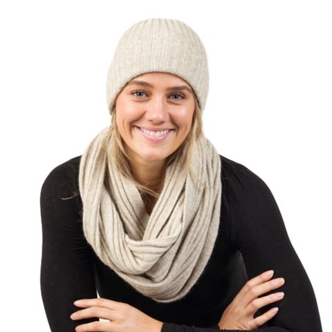 Native World Rib Beanie Natural