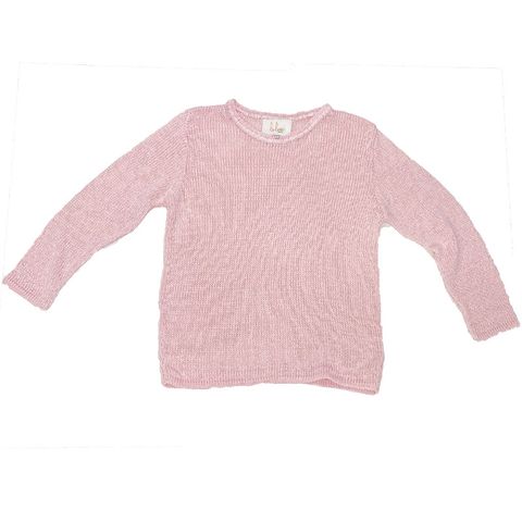 La Luna Women's Round Neck Jumper - Pink