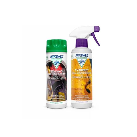 Nikwax Tech Wash & Tx Spray Twin 300ml