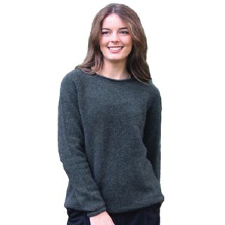 Lothlorian Women's Scroll Jumper - Moss