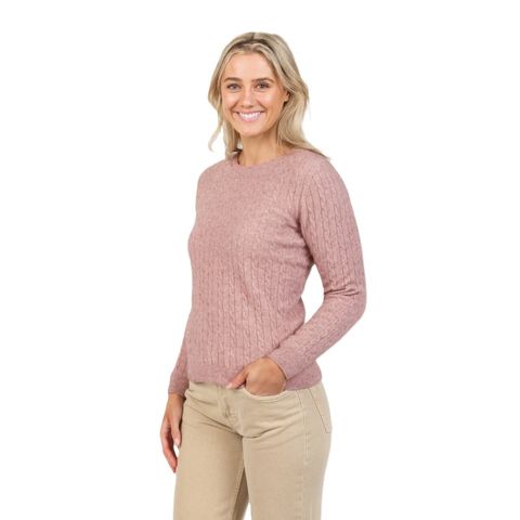 Native World Women's Cable Sweater - Lily