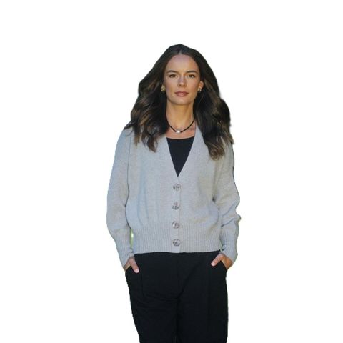 Lothlorian Women's Alpaca Enclave Cardigan - Dove