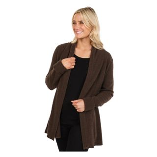 Native World Women's Wrap Jacket - Cocoa