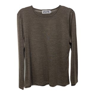 Stone Merino Crew Neck - French Toast