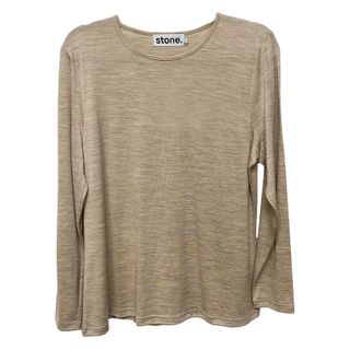 Stone Merino Crew Neck - Sand