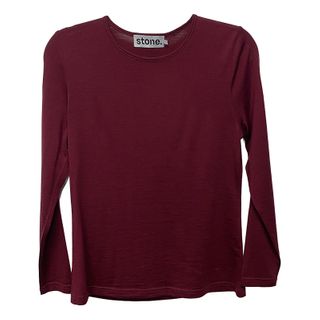 Stone Merino Crew Neck - Shiraz