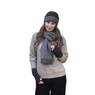 Lothlorian Morse Scarf - Charcoal