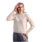 Brushtail Women's Moss Stitch Jumper - White