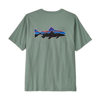 Patagonia Men's Fitz Roy Trout T-shirt - Cover Green