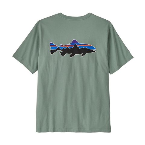 Patagonia Men's Fitz Roy Trout T-shirt - Cover Green
