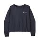 Patagonia Women's Long-sleeved Hut Tripper Easy-cut T-shirt - Smolder Blue