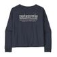 Patagonia Women's Long-sleeved Hut Tripper Easy-cut T-shirt - Smolder Blue