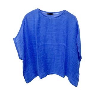 Brooke George Women's Linen Shirt - Blue O/s