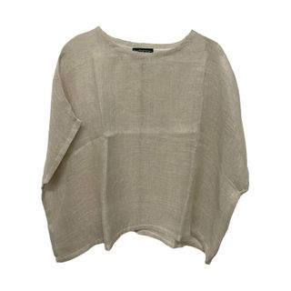 Brooke George Women's Linen Shirt - Natural O/s