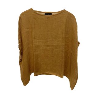 Brooke George Women's Linen Shirt - Brown O/s