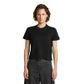 Icebreaker Women's Merino 150 Tech Lite Cropped Short Sleeve - Black