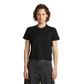 Icebreaker Women's Merino 150 Tech Lite Cropped Short Sleeve - Black